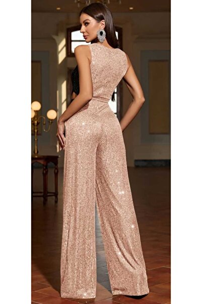 hilaltrendd Bel detaylı pulpayet abiye tulum