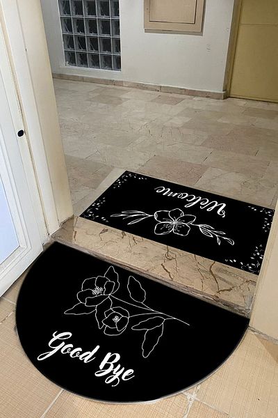 Getcarpet Двойна изтривалка за врата - изтривалка за вътрешна и външна употреба