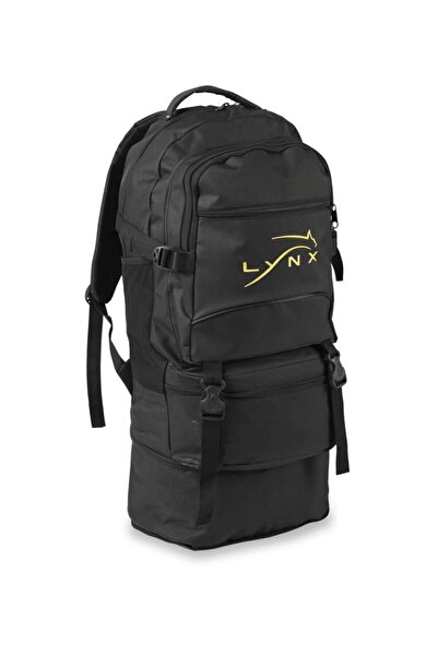 LYNX TACTİCAL Unisex Büyük Boy Körüklü Ve Ayakkabılıklı Dağcı Sırt Çantası 60...
