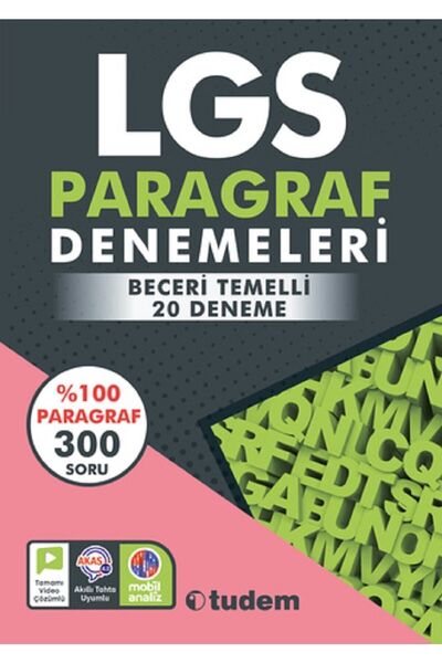 Tudem Yayınları - Ders Kitapları Lgs Paragraf Denemeleri