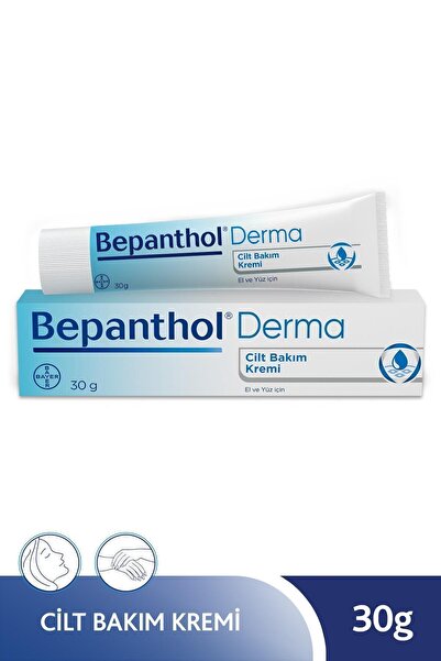 Bepanthol Derma Cilt Bakım Kremi 30 gr 3 Adet Onarıcı Bakım Merhemi 3,5 gr