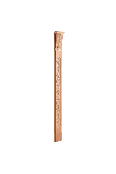 ALTIN İŞ Ahşap Oymalı Sütun Roma Sütun Boyanabilir Dekoratif Aksesuar 210x12 ...