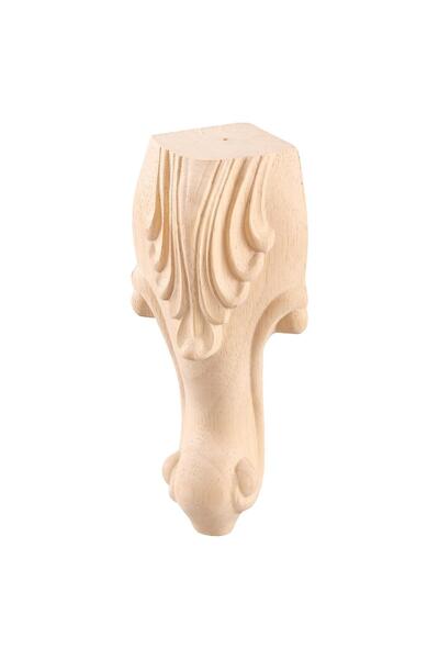 ALTIN İŞ Torna Ayak Oymalı Ayak Sehpa Komodin Mobilya Dresuar Boyanabilir Ahş...