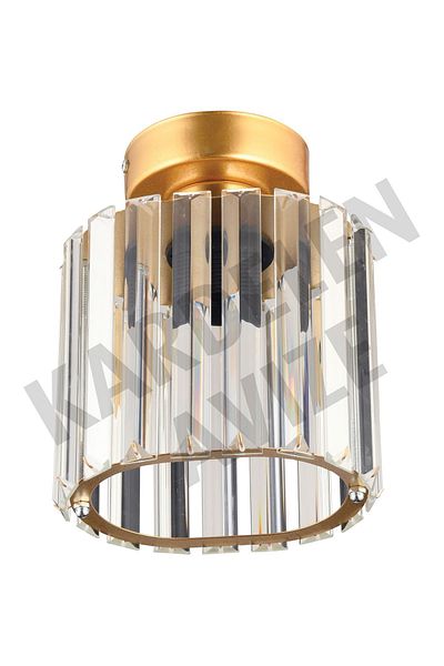 Kraliçe Crystal Stone Luxury Chandelier - Gold Plafonier