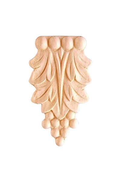 ALTIN İŞ Payanda Ahşap Oyma Işemeli Boyanabilir Dekoratif Aksesuar 8x5x0,8 Aop26