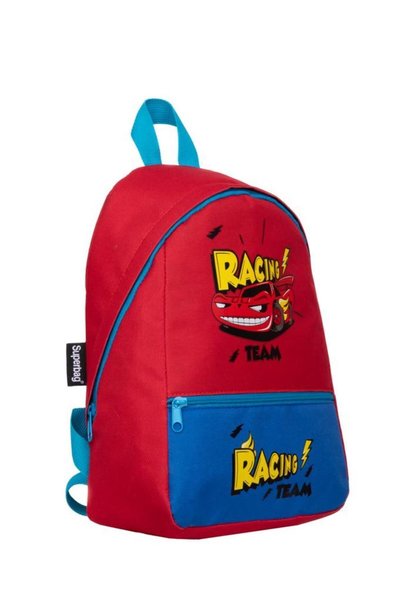 Superbag Boy's Kindergarten Bag Racing Car Patterned Backpack Nursery Bag