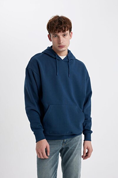 DeFacto Hooded Oversize Sweatshirt - X8287az23au