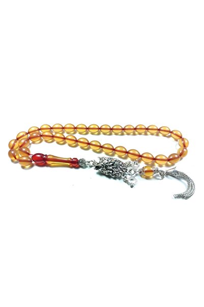 İskeçe Tesbih Немски сребърен пискюл, комбиниран с вълча глава, пресован кехл...