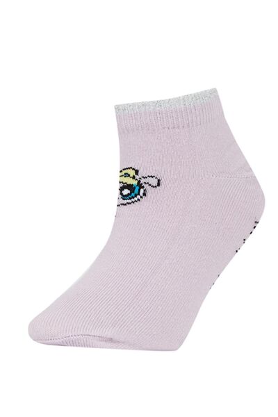DeFacto Kız Çocuk Powerpuff Girls 3'lü Pamuklu Patik Çorap X2214a6ns