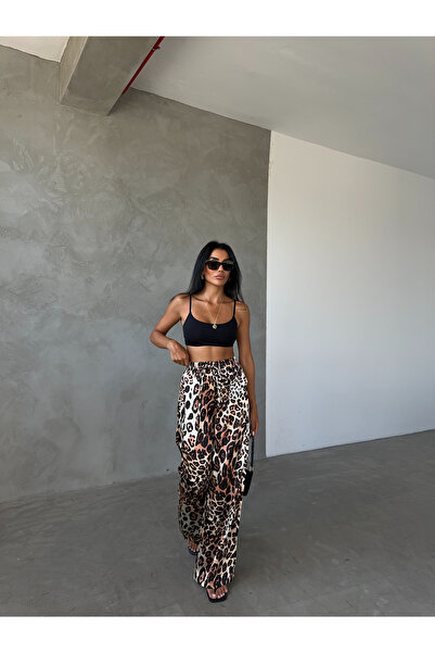 Fiori Σατέν Παντελόνι - Ελαστική Μέση