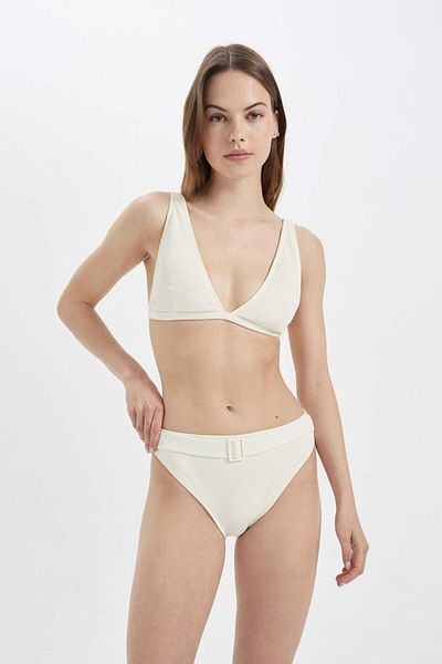 DeFacto Fall In Love Regular Fit Bikinihose mit Gürtel T5231az23sm