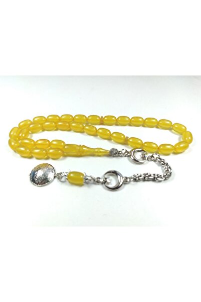 İskeçe Tesbih Ayyıldız επάργυρη φούντα συνδυασμένη σύσφιξη κεχριμπαριού Πιστο...