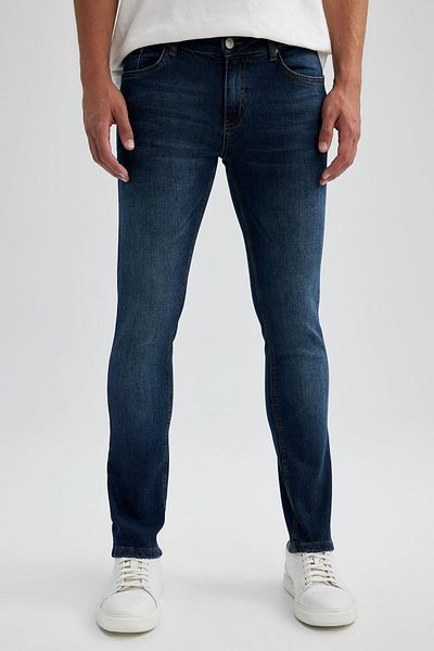 DeFacto Carlo Skinny Fit - Τζιν κανονική μέση, εξαιρετικά στενό πόδι B2068ax23au