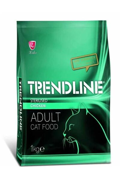 Trendline Tavuklu Kısırlaştırılmış Kedi Maması 1 Kg X 2 Adet
