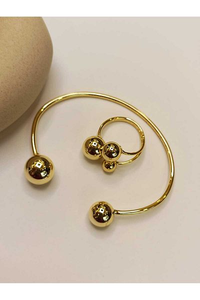 PAMES Bracelet and Ring Shaped Ball Set