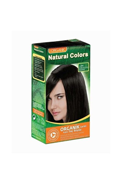 Organic Natural Colors Natural Colors 2n Çok Koyu Kahve Organik Saç Boyası