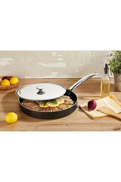 FALEZ Black Line 32 Cm Fish Pan Bln3062