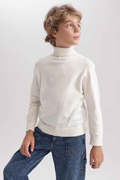 DeFacto Chlapecký úpletový svetr s rolákem - R7253a623wn