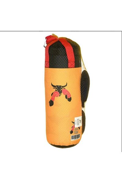 SAZE Hanging Sandbag Box Bag Glove Red Blue Color Option 40 Cm Long