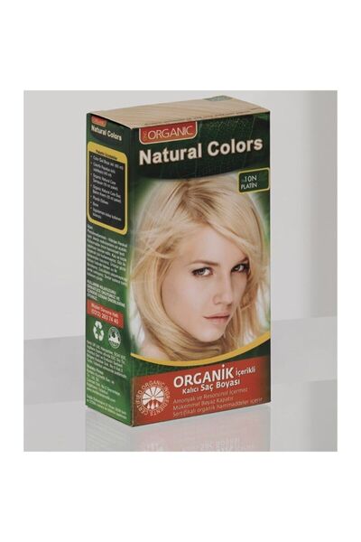 Organic Natural Colors 10n Platin Organik İçerikli Amonyaksız Kalıcı Saç Boyası