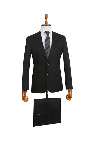 ACTUAL Men's Black Suit - 4055-01