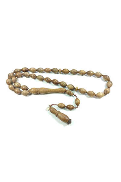 İskeçe Tesbih Halil Hilmi Usta Işi Semnat Macassar Abanoz Certificat