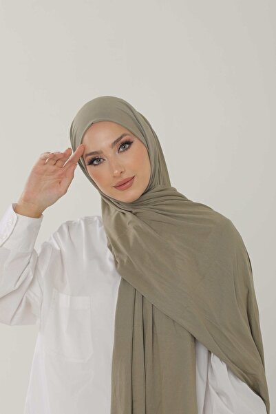 Beyzak Mint Yeşili Luxury Penye Şal - Kadın Tesettür Jersey Hijab Lycra Shawl