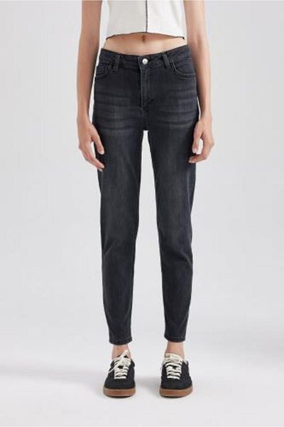 DeFacto Rebeca Skinny Fit Regular Waist Narrow Leg Long Length Jean Pants B1933ax23au