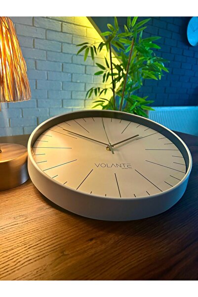 Puzzle Store VOLANTE Modern Duvar Saatleri SMOOTH Serisi 35 cm Ø Gerçek Cam