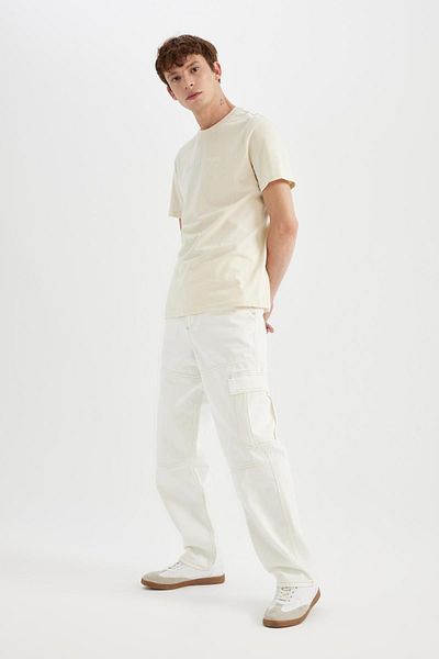 DeFacto Weite Passform Baggy-Jeanshose - Normale Taille C1511AX24SM
