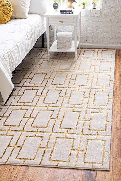Angorahome Angora Home Sparkle Koleksiyonu Dokuma Makine Halısı Gl1010 Yuvarlak