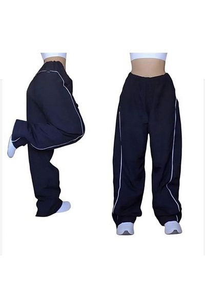 DENİKK Navy Blue Parachute Trousers