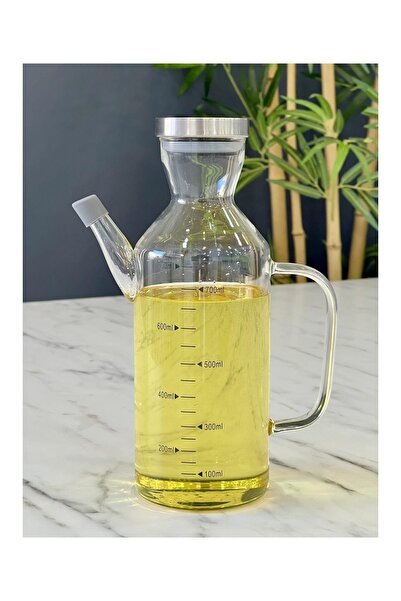 ACAR Lüx Borosilikat Cam Ölçülü Yağlık 750 ML Acr-191