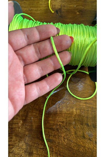 Gönülden Tasarım Zeleni saten - 1 metar kabela za šivanje odjeće