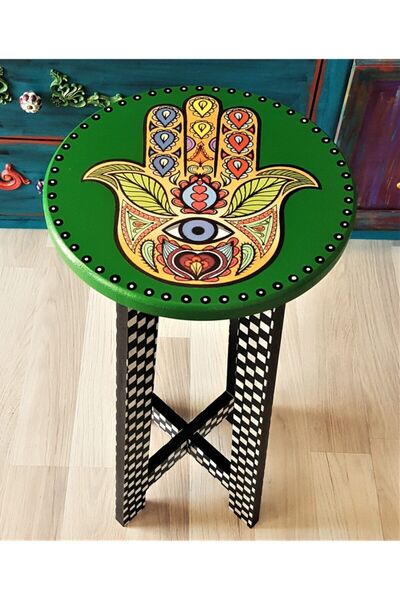 Ayshe Home Ahşap Tabure