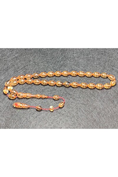 İskeçe Tesbih Mahmut Akdamar Usta - Înscris Sigilat Chihlimbar Sertificat