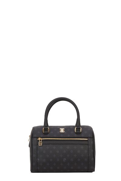 Pierre Cardin Schwarze Monogramm-Umhängetasche für Damen 05PO22K1591