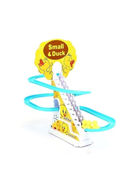 scntoys Oyuncak Dön Dolaş Ördek Oyun Set Kaydıraktan Kayan Ördekler Sesli Müzikli 3 Ördekli Döndolaş Oyuncak