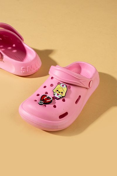 Ege's Shoes Powder Pink Unisex Children's Sandals - Sea, Beach, Daily Slippers