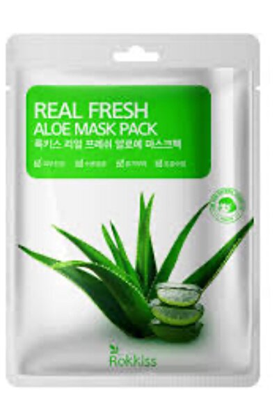 rokkiss 5x Aloe Face Mask-Kore Ürünü Aloe Vera Besleyici Ve Nemlendirici Yüz ...