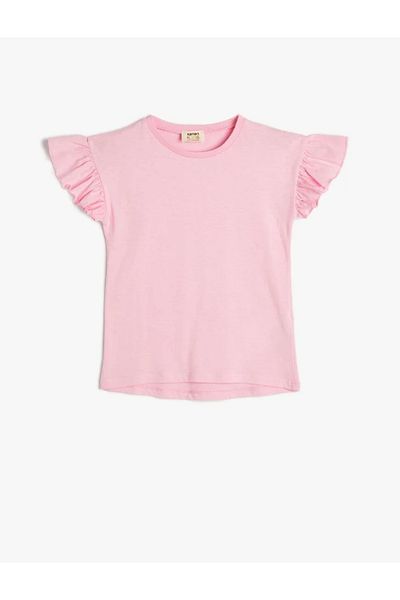 Koton Pink Girl's T-shirt - 4skg10109ak
