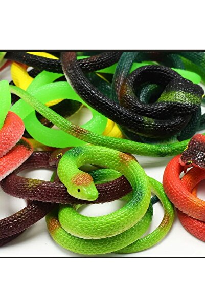 liss çarşı yılan silikon gerçekçi 75 cm uzayabilen %100 silikon yılan şaka yı...