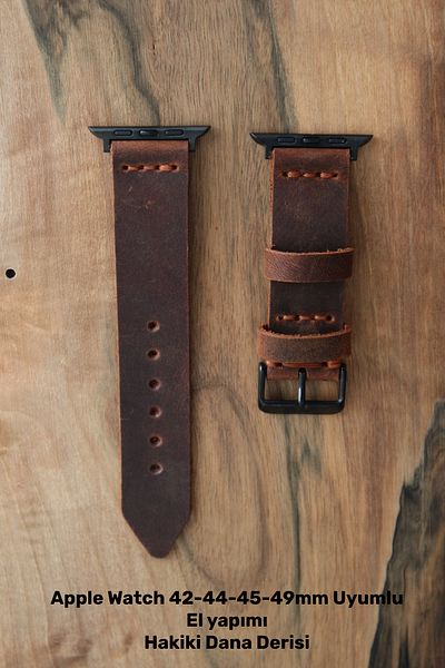 CONOCER Apple Watch 42-49mm - Handmade Real Leather Watch Band, Compatible Handmade