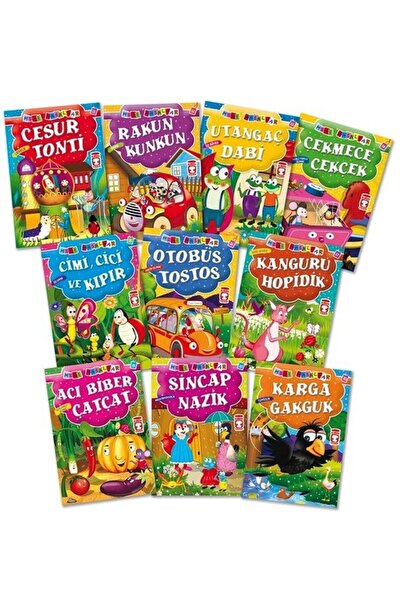 Timaş Çocuk Mini Masallar 2 Set - (10 KİTAP)