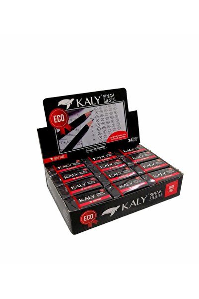 Kaly 24 Adet Siyah Sınav Silgisi Art.594 (1 PAKET)