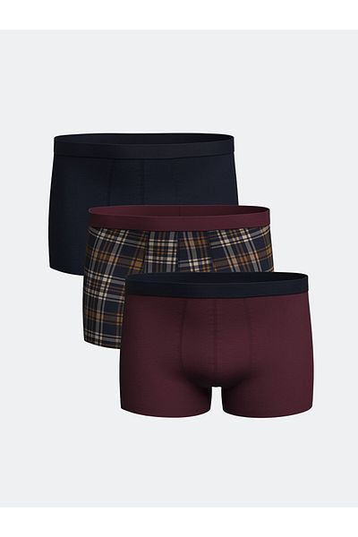 LC Waikiki Εύκαμπτο βαμβακερό ανδρικό σετ μπόξερ 3 τεμαχίων - Standard Fit