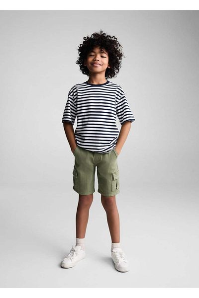MANGO Kids Bermudashorts mit Cargotaschen