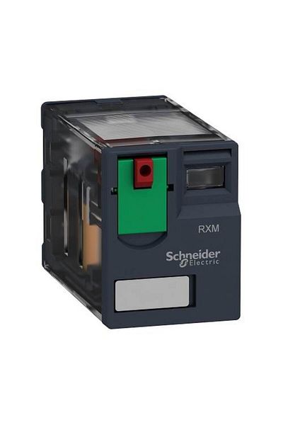 SCHNEIDER 230Vac 14 Pin Relay with Test Button 6A - Rxm Sn Rxm4Ab1P7