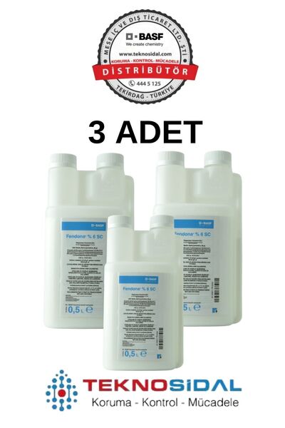 BASF Fendona %6 Sc Genel Amaçlı Haşere Ilacı 500ml 3 Adet|500mlx3 | Distribüt...