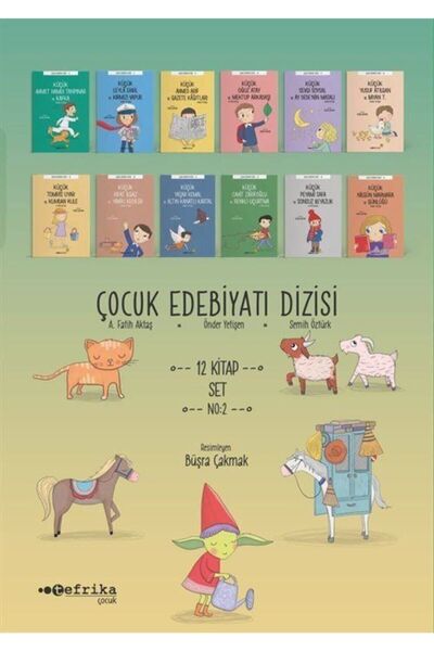Tefrika Yayınları Çocuk Edebiyatı Dizisi Set 2 (12 Kitap Takım)